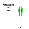 6" Arrow Life Arrow Wraps 12 Pack White 1.375" Width view 3