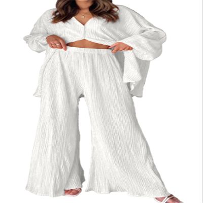 Udeniy Womens Winter Pajama Sets Fall Casual 2 Piece Loungewear Long Sleeve Oversize Button Front Pullover Wide Leg Pants Com