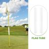 POPETPOP 4pcs Golf Flag Tubes Practical Flag Support Easy to Use and Store for Garden and Practice Putting view 2