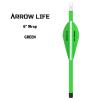 6" Arrow Life Arrow Wraps 12 Pack Green 1" Width view 3