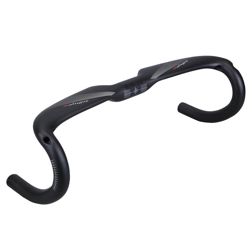 AGSDGAWD Road Bike Handlebars Lightweight Carbon Fiber Road Bike Handlebar 31.8 Drop Bars Handlebars Road Bike Internal 4 Holes Aero Handlebars(420MM)