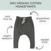 HonestBaby Multipack Honest Pants Joggers Pull on 100% Organic Cotton for Infant Baby and Toddler, Boys, Girls, Unisex, Sandstorm Camo, Newborn view 2