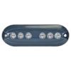 AquaIDEA Japan Made in Japan JB12W Transom Surface Mount Underwater LED Marine Light, 9-32V DC Epoxy Resin,IP68,10W, 900lm,2.8-4ft Transom Range, Underwater Marine led Light (Grey case, Cool White) view 1