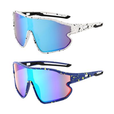 Yogo Vision Kids Sports Sunglasses Youth Lightweight Baseball UV400 Protection Sport Frame Shades for Boys Girls 2 pk