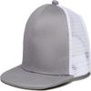 Funky Junque Infant 4th of July Trucker Hat  Baby Boy Adjustable Foam Mesh Cap 0-12 Months Grey W/White Mesh view 1