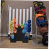PAMINGONO Desktop Dumbbell Rack Multi-layer Dumbbell Holder for Home Gym Stable Base Design High Strength Material for Weight Storage and Exercise Equipment Organizer view 4