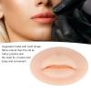 LUCKDANO 3D Silicone Lips Fake Lips for Lip Tattoo Practice Soft Real Skin Touch, Suitable for Novice Embroiderers, Showing Embroidery Skills (Light Beige) view 2