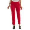 Zac & Rachel Women's Petite Pull-On Ankle Length Pants with Millennium Fabric, Lipstick Red, 4P view 1