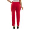 Zac & Rachel Women's Petite Pull-On Ankle Length Pants with Millennium Fabric, Lipstick Red, 4P view 3
