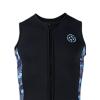 kowaku Men Wetsuit Top Sleeveless Swimsuit Neoprene Diving Vest Front Zip Wet Suit Zipper Diving Vest for Water Sports Kayaking, XXXL view 4
