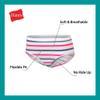 Hanes Girls' Brief Underwear, Stretch Cotton Panties for Girls, Assorted, 12-Pack view 3