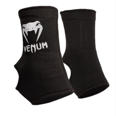 Venum Kontact Ankle Support Guards - Black/Silver - Large