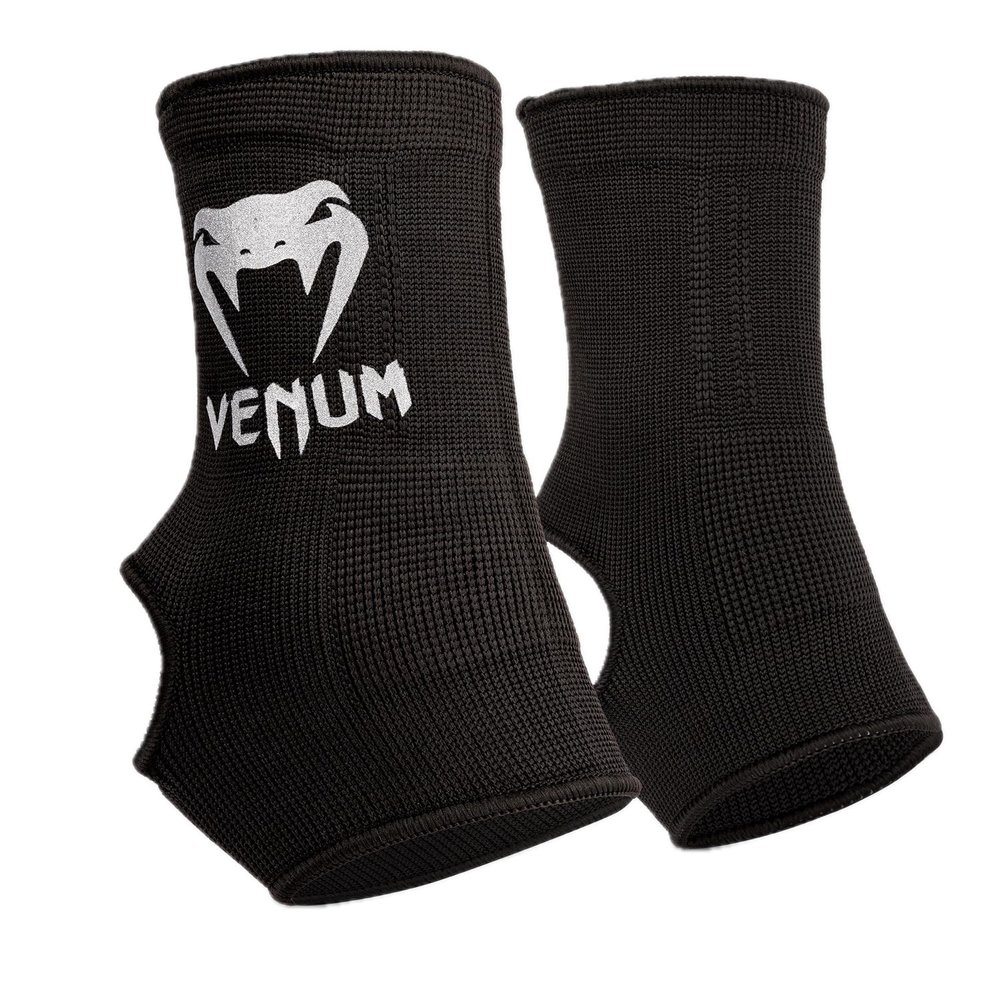 Venum Kontact Ankle Support Guards - Black/Silver - Large