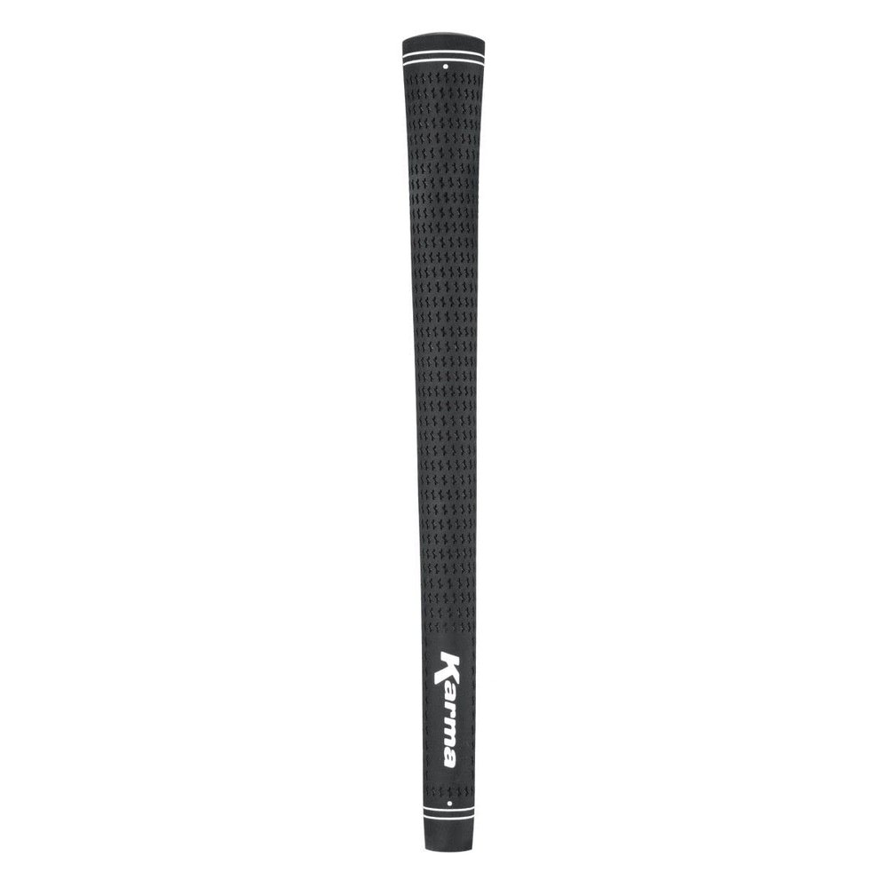 Karma Velour Midsize Golf Club Grips for Men, Black +1/32" Oversized