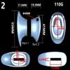 2-Piece Set Steel Knife Finger Guard Protector, Casting DIY Handle Tool Making Accessory view 2