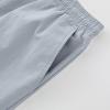 Mens Casual Shorts 9" Inseam Elastic Waist Drawstring Shorts Summer Regular Fit Beach Vacation SweatShorts with Pockets Gray view 2