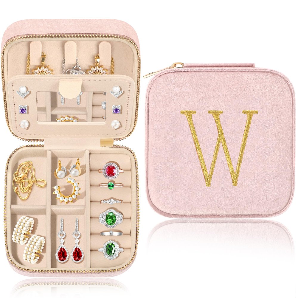 JSTUMB Jewelry Case Organizer Birthday Gifts For Women Friendship Gifts For Her Aunt Sister Daughter Gifts From Mom 10 Year Old Girl Gifts Accessories For Women Jewelry Boxes Gift For Friends W