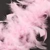MAOFENG Chandelle Turkey Feather Boa 1.64 Yards 30g for Halloween Dancing Wedding Party DIY Craft Costume Decoration Feather Boa,Pink view 3