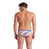 ARENA Performance Men's Let It Beat Collection Swim Briefs MaxLife Swimsuit Athletic Pool Training Competitive Bathing Suit, Royal/White Multi, US Size 28 view 2