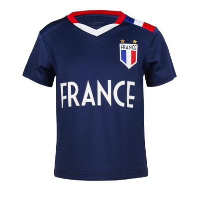 Cnins Mens France Jersey - French Style Soccer Shirt for Women & Men (Moisture-Wicking, S-3XL) (CNSK-FR, M)