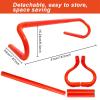 YEXEXINM Professional Agility Ladder Speed Training Equipment Set-20ft Agility Ladder,12 Soccer Cones, 4 Agility Hurdles, Running Parachute, Suitable for Soccer Football Basketball Training view 4