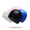 JCUIYyo Pool Solid Color Silicone Ears Long Hair Large Swim Caps Silicone Swimming Caps High Elastic Diving Hat Bathing(Yellow), 22.5*19 cm view 2