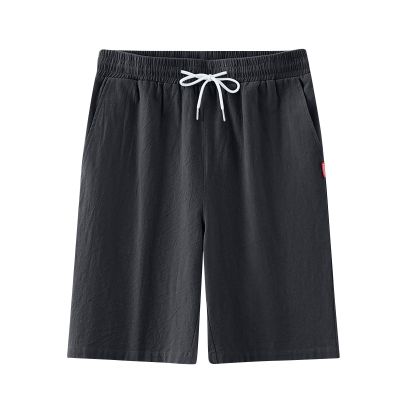 Generic Mens Casual Shorts 9"" Inseam Elastic Waist Drawstring Shorts Summer Regular Fit Beach Vacation Sweatshorts with Pockets Dark Gray, XX-Large