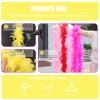 MAOFENG Chandelle Turkey Feather Boa 1.64 Yards 30g for Halloween Dancing Wedding Party DIY Craft Costume Decoration Feather Boa,Yellow view 4
