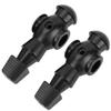 Sunicon 2Pcs Foosball Man Table Guys Man Soccer Player Replacement Part, Dolls Indoor Games Table Football Player Table Games (Black) view 1