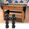 Sunicon 2Pcs Foosball Man Table Guys Man Soccer Player Replacement Part, Dolls Indoor Games Table Football Player Table Games (Black) view 3