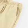 GLEAMING GRAIN Toddler Boys Shorts Cotton Shorts with Drawstring Casual Elastic Waist Shorts for Boys or Girls 2-7 Years Khaki view 2
