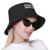 Joisbs It's a Bad Day to Be a Beer Summer Style Essential: Double-Layer Fisherman Hat for Sun Protection and Fashion! Black view 3