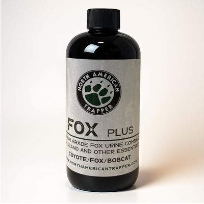North American Trapper Fox Plus  Gland, Urine & Oil Blend  16 oz Premium Canid Scent Base for Outdoor Use and Wildlife Management