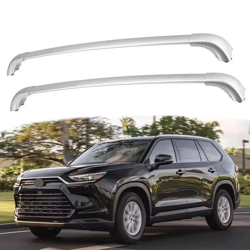 2Pcs Fits for Grand Highlander 2024 Crossbar Roof Rail Rack Cross Bar Luggage