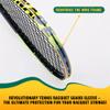XCTTEDV Squash Racket, Ultra Light Composite Carbon Integrated Professional Competition Training Squash Racquets for Women Men Outdoor Sports (Yellow) view 3