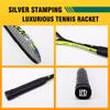 XCTTEDV Squash Racket, Ultra Light Composite Carbon Integrated Professional Competition Training Squash Racquets for Women Men Outdoor Sports (Yellow) view 4