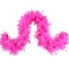MAOFENG Chandelle Turkey Feather Boa 1.64 Yards 30g for Halloween Dancing Wedding Party DIY Craft Costume Decoration Feather Boa,Fuchsia view 1