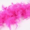 MAOFENG Chandelle Turkey Feather Boa 1.64 Yards 30g for Halloween Dancing Wedding Party DIY Craft Costume Decoration Feather Boa,Fuchsia view 3