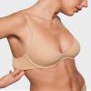 INLYRIC Women's Inbarely Plus Plunge Bra - Unlined Underwire Sexy Demi Balconette Bras Warm Beige 36E view 4