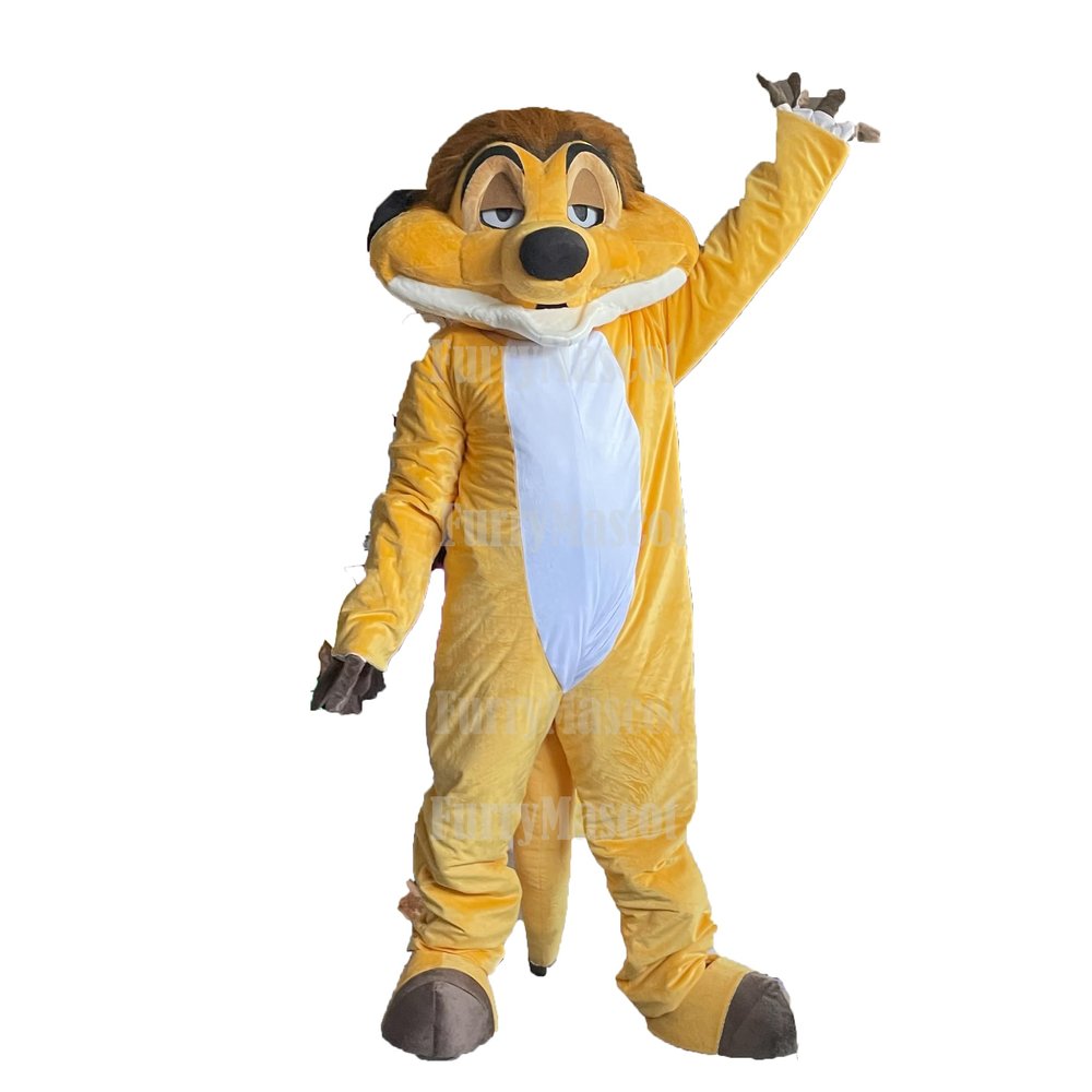 FurryMascot New Sport Lion Timon Meerkats Mascot Costumes Mascotte School Spirit