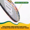 XCTTEDV Squash Racket, Ultra Light Composite Carbon Integrated Professional Competition Training Squash Racquets for Women Men Outdoor Sports (Orange) view 4