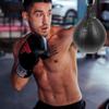SHITOOMFE Hanging Pear Ball Boxing Speed Ball Pear Training Speed Ball Hanging Boxing Punch Bag for Fitness Black view 2