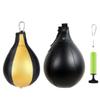 SHITOOMFE Hanging Pear Ball Boxing Speed Ball Pear Training Speed Ball Hanging Boxing Punch Bag for Fitness Black view 3