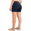 HeyNuts Workout Pro Biker Shorts 6", True Navy, XS view 2