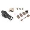 rdzzwxw Mini Zoomable Tactical Flashlight + Tactical Helmet Light with White Red IR LED Task Lamp view 1