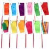 YMXHYC Dance Ribbons 8 Pcs Suit Streamers Gym Ribbon Scarfs Dance Pole Kits Stick Ribbons Wand view 1