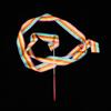 YMXHYC Dance Ribbons 8 Pcs Suit Streamers Gym Ribbon Scarfs Dance Pole Kits Stick Ribbons Wand view 4