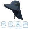 SagaSave 6 Colors Optional Fishing Hat Wide Brim Sun Protection Hat Outdoor UPF 50+ for Camping Hiking Travelling Fishing Cycling Kayaking and Other Outdoor Activities(Light Grey) view 4