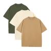 Men's Oversized Cotton T-Shirts Drop Shoulder Shirts Crew Neck Solid Casual T Shirt Short Sleeve Basic Tee view 1