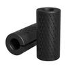 YCYU Dumbbell Grips Anti-slip Rubber Barbell Shoulder Pads Powerlifting Fat Hand Grips, Weightlifting Bodybuilding Home Workout (Black) view 1
